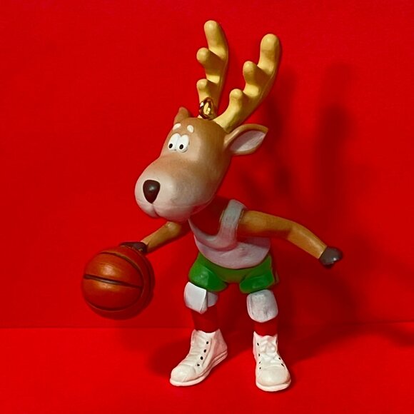 1988 Prancer "Reindeer Champs" Used Keepsake Ornament - Picture 1 of 7